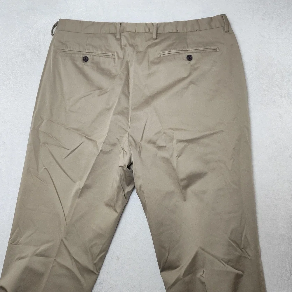Banana Republic Pants Mens 38x32 Beige Chino Slim Manteco Cotton Spandex Canvas‎